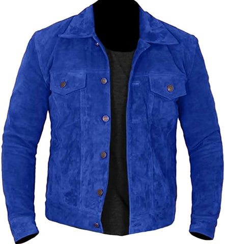 Classyak Men's Fashion Moto Stylish Suede Leather Jacket Classyak Men's Fashion Moto Stylish Suede Leather Jacket