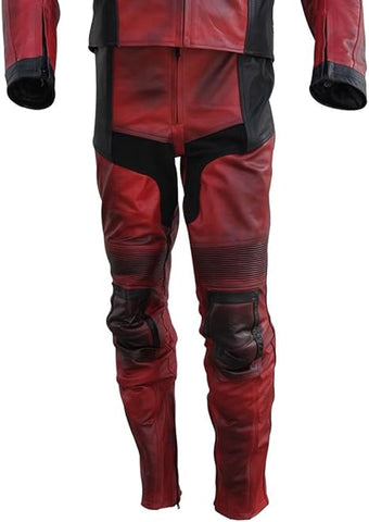 Classyak Men's Fashion DP Real Leather Motorbike Pant Classyak Men's Fashion DP Real Leather Motorbike Pant