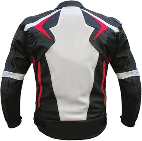 Classyak Motorcycle Real Leather Jacket with Armour Classyak Motorcycle Real Leather Jacket with Armour