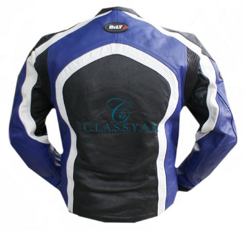 Classyak Men's Motorcycle Leather Jacket Classyak Men's Motorcycle Leather Jacket