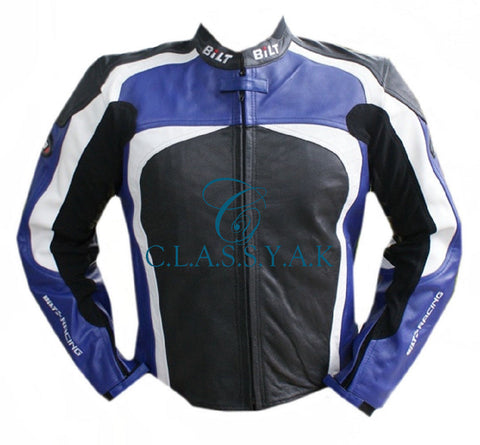 Classyak Men's Motorcycle Leather Jacket Classyak Men's Motorcycle Leather Jacket
