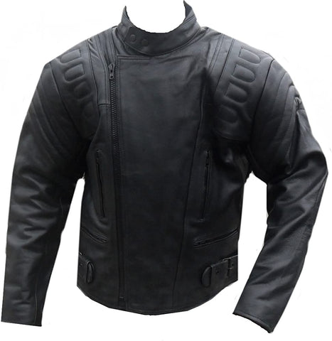 Classyak Rocky Real Leather Motorbike Jacket, Cowhide