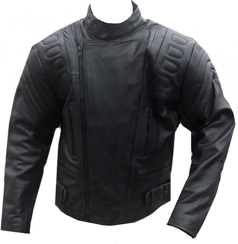 Classyak Rocky Real Leather Motorbike Jacket, Cowhide Classyak Rocky Real Leather Motorbike Jacket, Cowhide