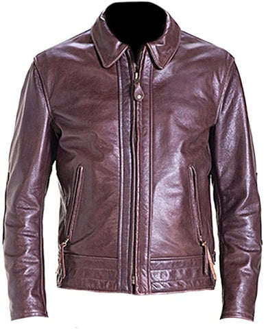Classyak Men's Vintage Leather Biker Jacket Classyak Men's Vintage Leather Biker Jacket