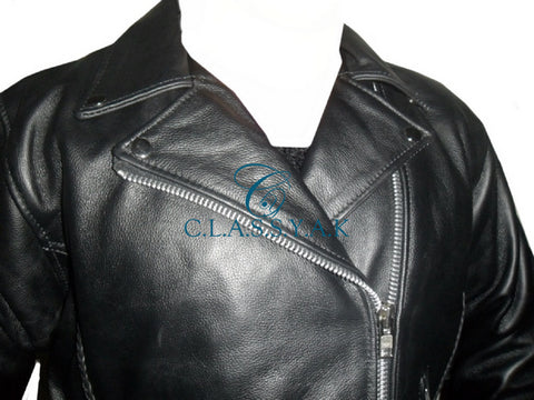 Motorcycle Genuine Leather Jacket Men Biker - Naked Cowhide Motorcycle Genuine Leather Jacket Men Biker - Naked Cowhide