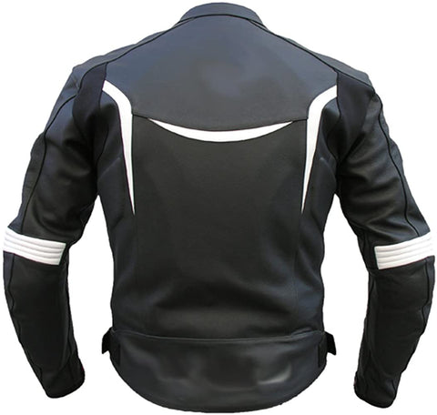 Classyak Men's Genuine Leather Motorbike Jacket Classyak Men's Genuine Leather Motorbike Jacket