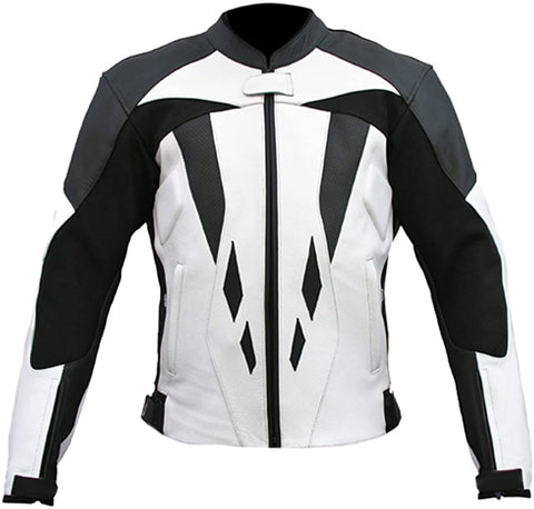 Classyak Men's Real Leather Motorbike Jacket Classyak Men's Real Leather Motorbike Jacket