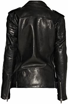 Classyak Women's Fashion Brando Style Real Leather Jacket Classyak Women's Fashion Brando Style Real Leather Jacket