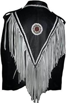 Classyak Men's Western Cowboy Biker Jacket Classyak Men's Western Cowboy Biker Jacket