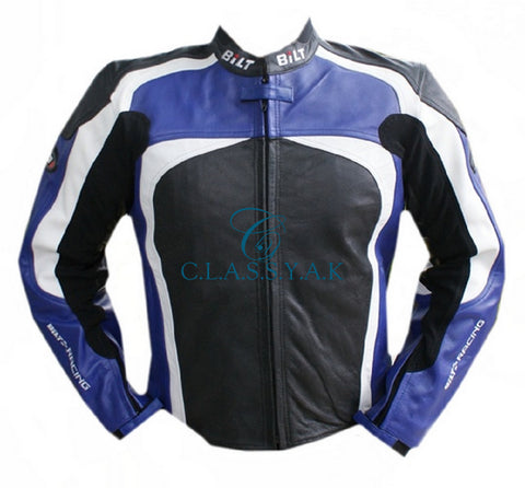 Classyak Men's Motorcycle Leather Jacket Classyak Men's Motorcycle Leather Jacket
