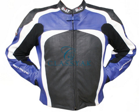 Classyak Men's Motorcycle Leather Jacket Classyak Men's Motorcycle Leather Jacket