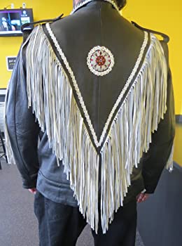 Classyak Men's Western Cowboy Biker Jacket Classyak Men's Western Cowboy Biker Jacket