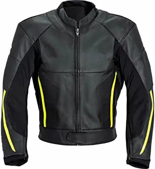 Classyak Men's Motorcycle Cow Leather Jacket Classyak Men's Motorcycle Cow Leather Jacket