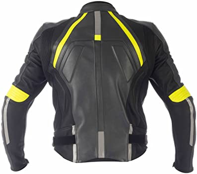 Classyak Men's Motorcycle Cow Leather Jacket Classyak Men's Motorcycle Cow Leather Jacket