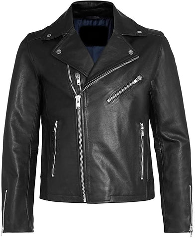 Classyak Men's Fashion Brando Style Biker Jacket Classyak Men's Fashion Brando Style Biker Jacket