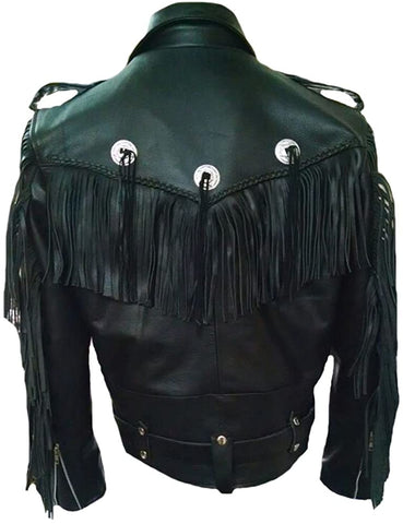 Classyak Men's Western Genuine Leather Jacket. Classyak Men's Western Genuine Leather Jacket.