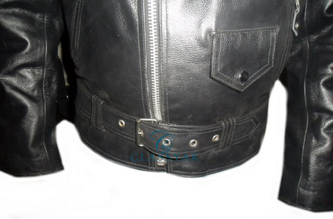 Fashion Biker Leather Jacket Black Motorcycle - Premiere Buffalo Leather Fashion Biker Leather Jacket Black Motorcycle - Premiere Buffalo Leather