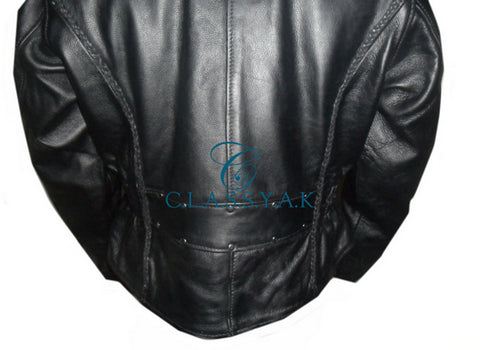 Motorcycle Genuine Leather Jacket Men Biker - Naked Cowhide Motorcycle Genuine Leather Jacket Men Biker - Naked Cowhide