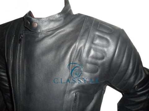Gladiator Biker Leather Jacket Men Cowhide Leather motorcycle Gladiator Biker Leather Jacket Men Cowhide Leather motorcycle