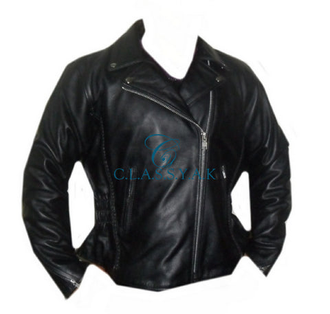 Motorcycle Genuine Leather Jacket Men Biker - Naked Cowhide Motorcycle Genuine Leather Jacket Men Biker - Naked Cowhide