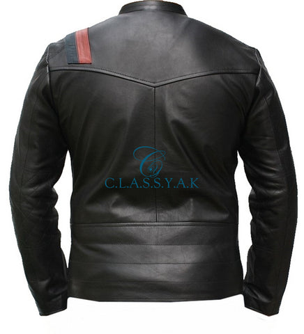 Fashion Genuine Leather Jacket Men Motorcycle Cow Hide Leather Fashion Genuine Leather Jacket Men Motorcycle Cow Hide Leather