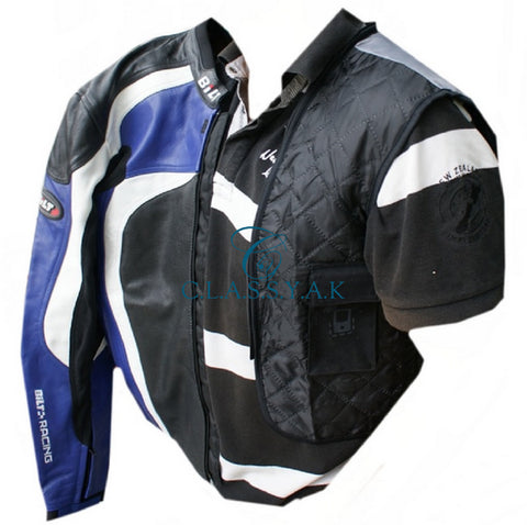 Classyak Men's Motorcycle Leather Jacket Classyak Men's Motorcycle Leather Jacket