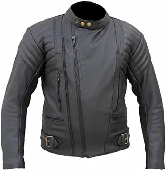 Classyak Men's  Motorcycle Jacket Classyak Men's  Motorcycle Jacket