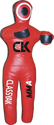 Classyak MMA Jiu Jitsu Grappling Dummy Punching Bag Synthetic Leather - 70 inches