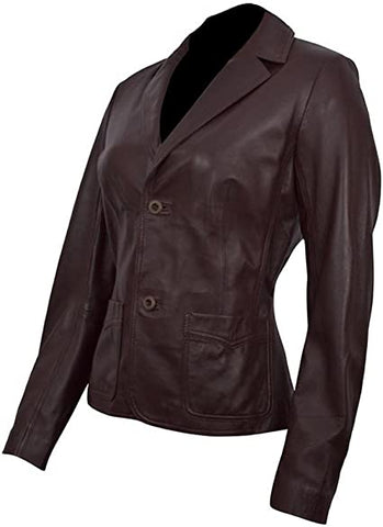 Classyak Women's Fashion Slimfit Leather Jacket