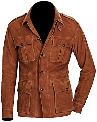 Classyak Men's Fashion Suede Leather Coat Classyak Men's Fashion Suede Leather Coat