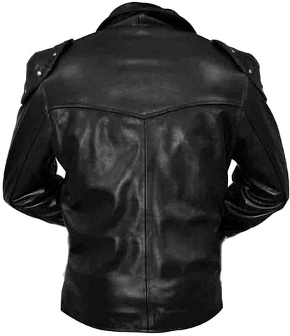 Classyak Men's Fashion Brando Style Biker Jacket Classyak Men's Fashion Brando Style Biker Jacket