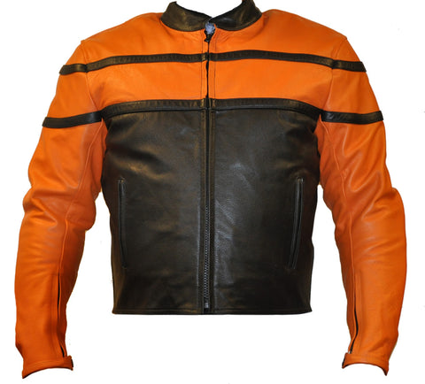 Classyak Real Leather Motorbike Jacket, Padded Protection. Xs-5xl Classyak Real Leather Motorbike Jacket, Padded Protection. Xs-5xl