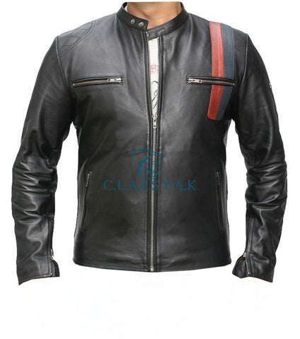 Fashion Genuine Leather Jacket Men Motorcycle Cow Hide Leather Fashion Genuine Leather Jacket Men Motorcycle Cow Hide Leather