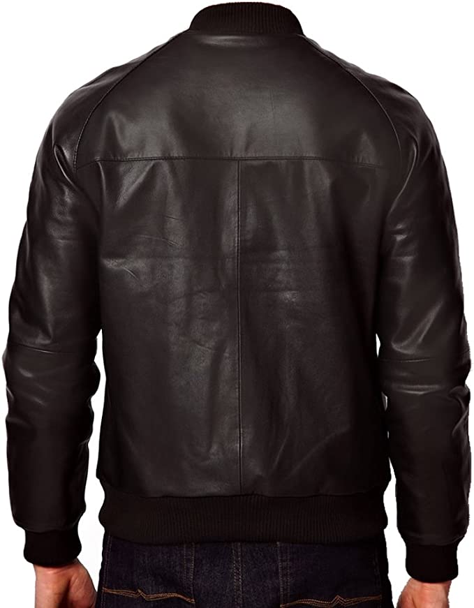 Classyak Men Fashion Original Leather Jacket Black Kite