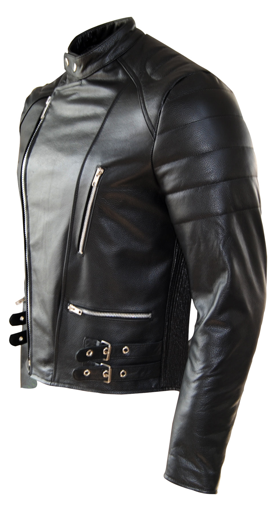 Classyak Fashion Real Leather Moto Jacket, Excellent Quality, Xs-5xl