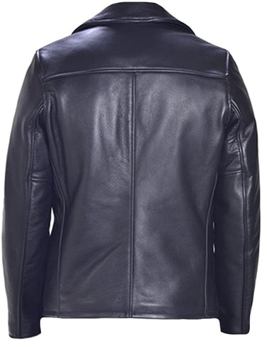 Classyak Men's Fashion Vintage Cow Leather Jacket