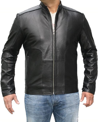 Classyak Men Fashion Original Sheep Leather Jacket