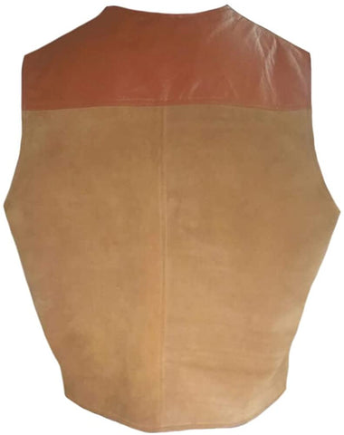 Classyak Men's Fashion Stylish Leather Vest