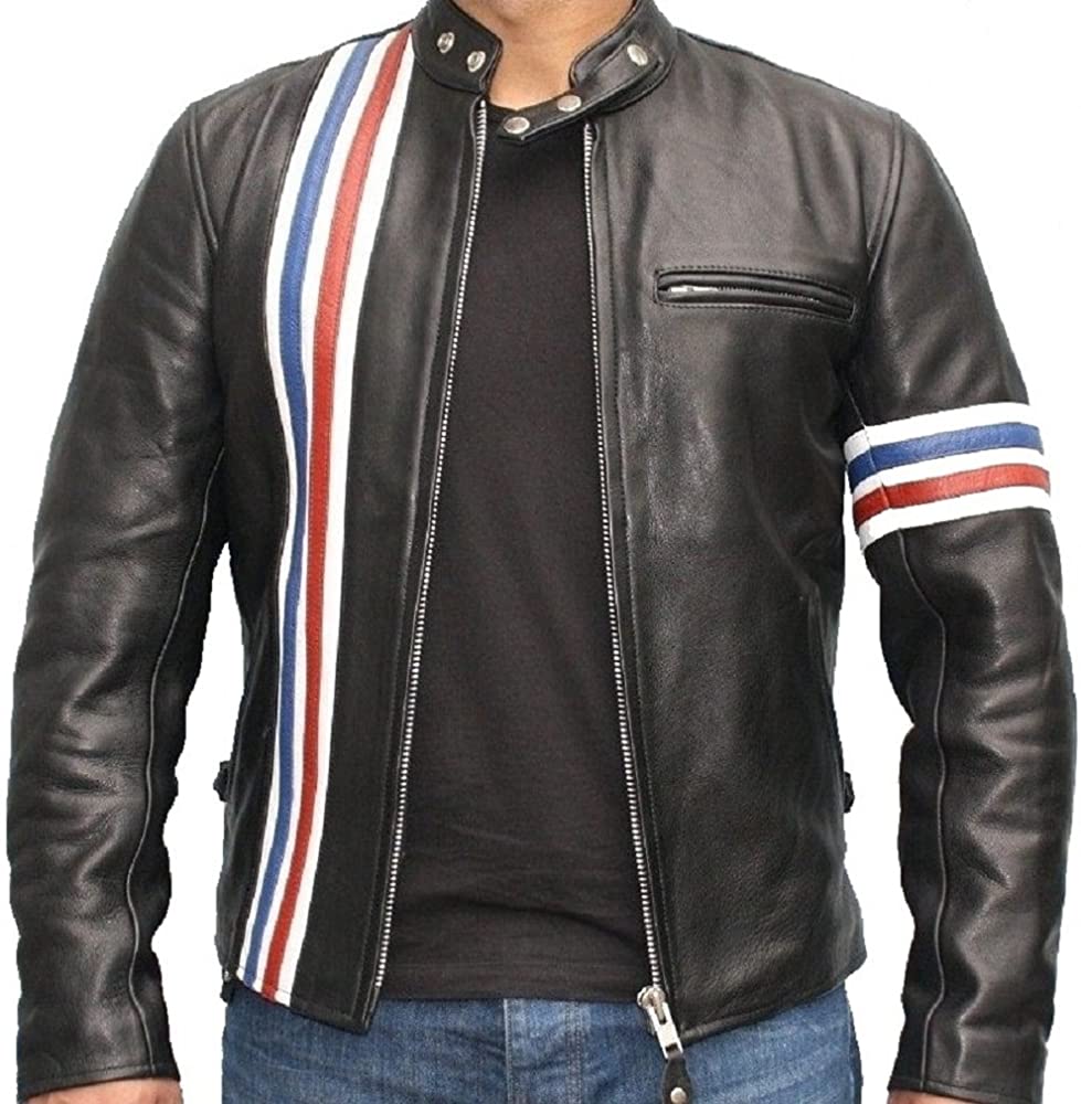Classyak Men Captain Easy Rider Real Leather Jacket