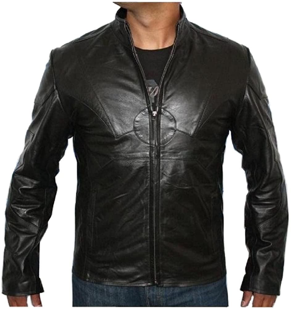 Classyak Men's Black Doom Leather Jacket