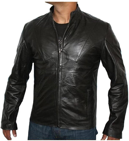 Classyak Men's Black Doom Leather Jacket