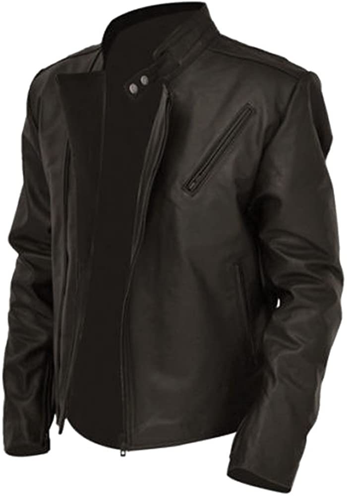 Classyak Men's Real Leather Jacket