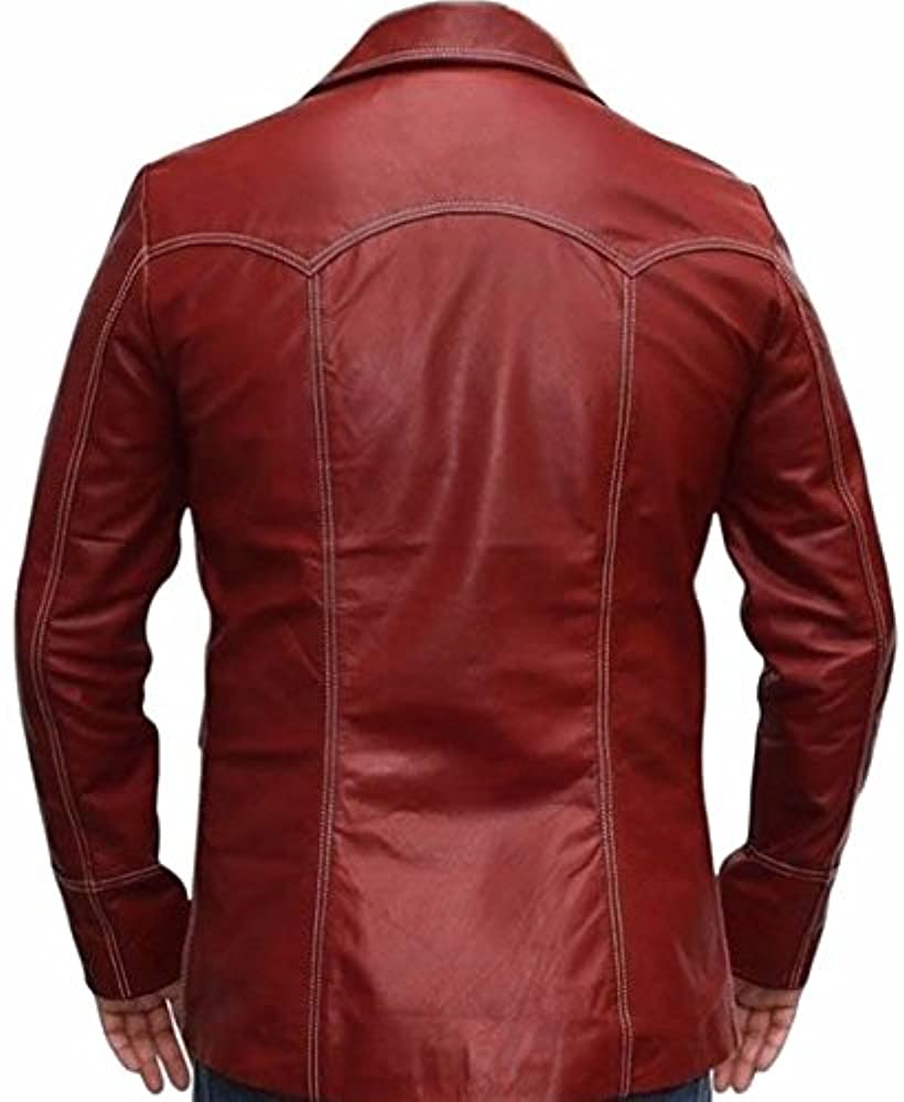 Classyak Fashion Men Faux Leather Coat