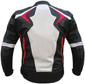 Classyak Men's Genuine Leather Motorbike Jacket