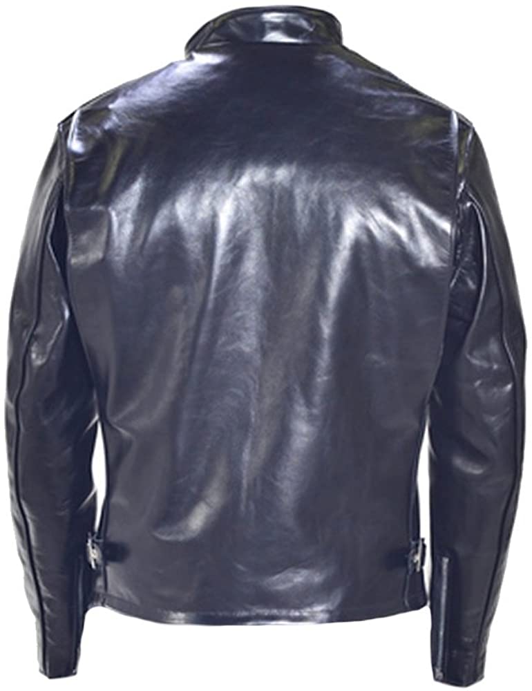 Classyak Men's Vintage Fashion Cow leather Jacket