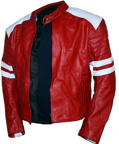 Classyak Fashion Men Real Leather Motorbike Jacket