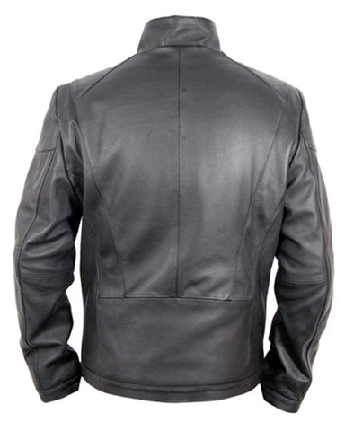 Classyak Men's Bruce Red 2 Black  Real Leather Willis Jacket