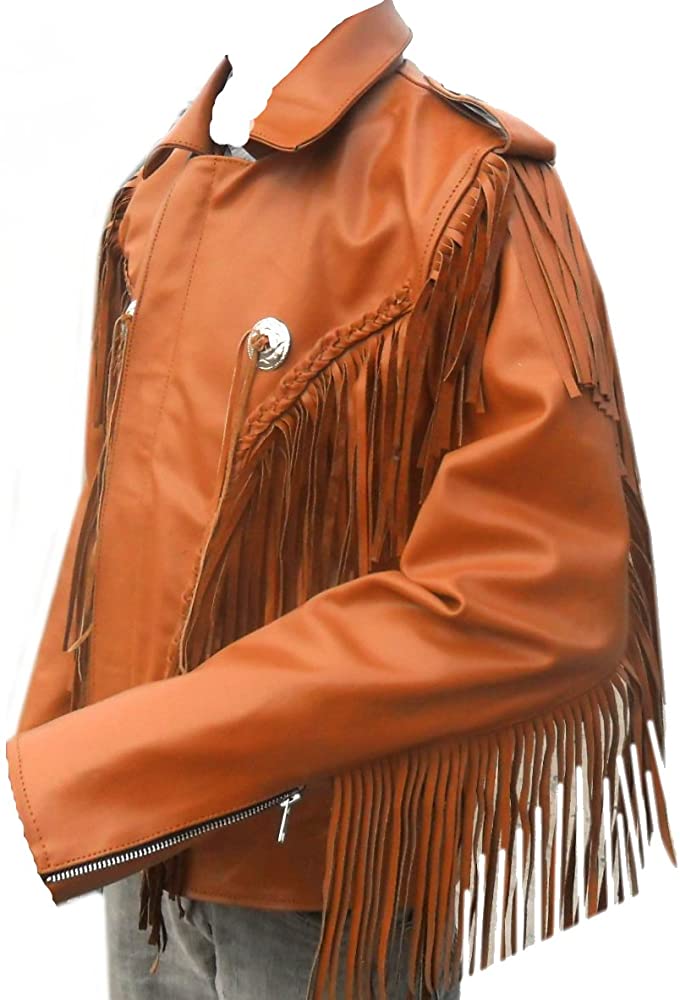 Classyak Western Genuine Leather Jacket, Premiere Cowhide