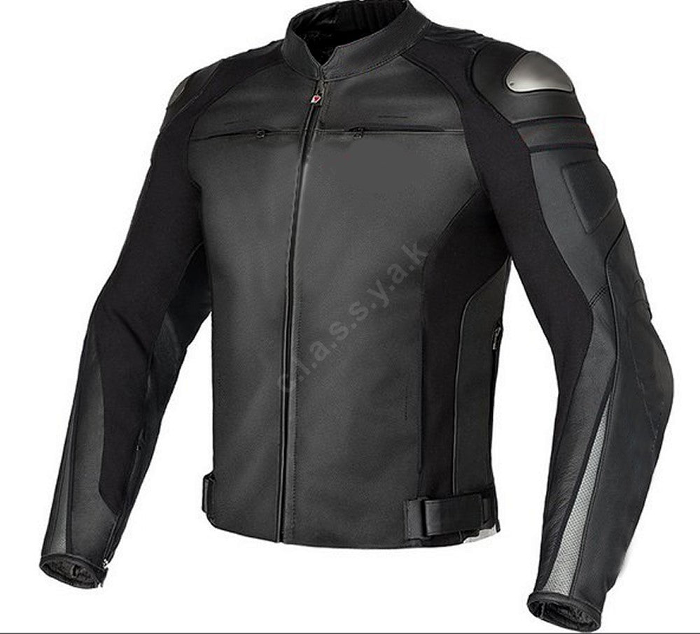Classyak Real Leather Motorbike Jacket, Top Quality Cowhide, Xs-5xl