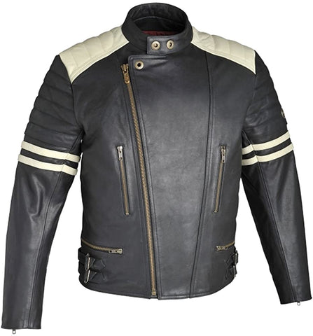 Classyak Men's Real Motorcycle Leather Jacket